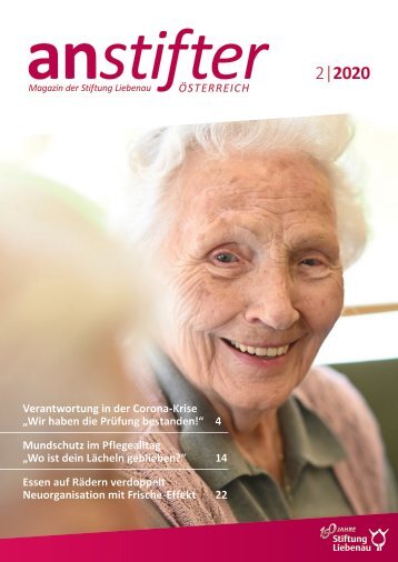 Anstifter 2, 2020 der Stiftung Liebenau Österreich