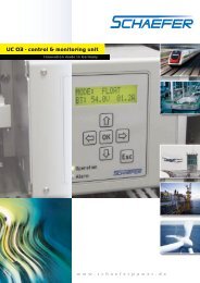 UC 03 - control & monitoring unit - Schaefer Converters