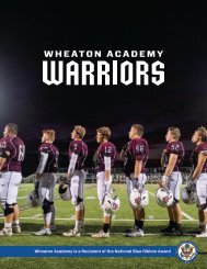 Wheaton Academy Athletics Lookbook
