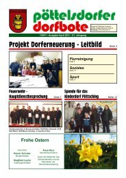 Projekt Dorferneuerung - Leitbild Seite 3 - Zur Homepage