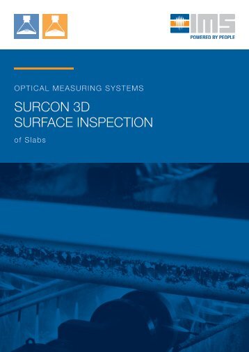 surcon 3D Surface Inspection of Slabs