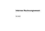 Internes Rechnungswesen - WiWi-TReFF