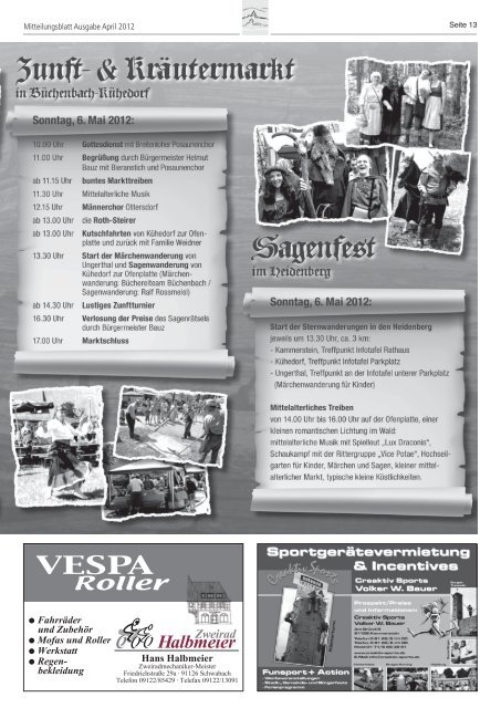 Mitteilungsblatt April 2012 (PDF) - Gemeinde Kammerstein