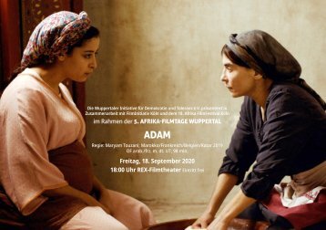 5. Afrika-Filmtage Wuppertal: ADAM