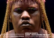 5. Afrika-Filmtage Wuppertal: African Shorts, Queer – Decolonizing the Gaze