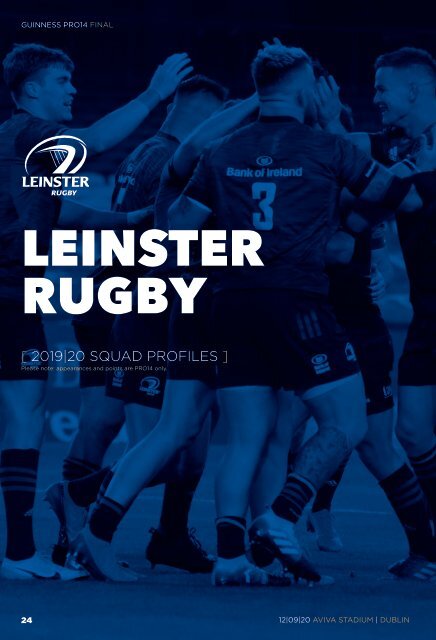 Leinster vs Ulster | PRO14 Final 2020