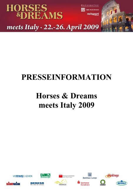 Eine informative Präsentation bei Horses & Dreams - comtainment.de