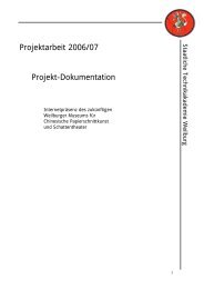 Download Projektdokumentation - Projektseite der Staatlichen ...