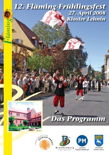 Das Programm 12. Fläming-Frühlingsfest 27. April ... - Stadt Jüterbog