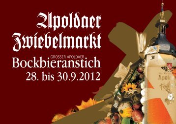 in der vereinsbrauerei - Zwiebelmarkt Apolda