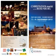 CHRISTKINDLmarkt - Rosenburg