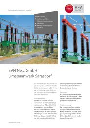 Referenzblatt Umspannwerk Sarasdorf - Christof Group