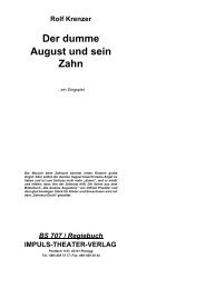 Der dumme August und sein Zahn - Impuls-Theater-Verlag