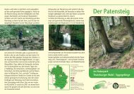 • Flyer Patensteig - Naturpark Teutoburger Wald / Eggegebirge