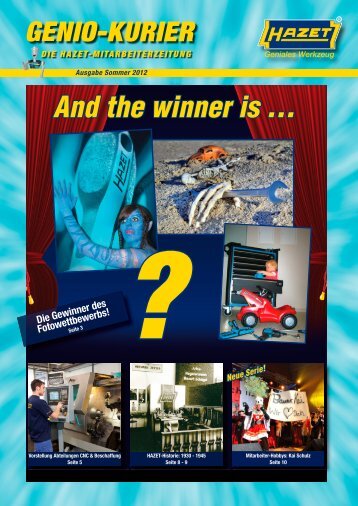 Ausgabe Sommer 2012 - Hazet