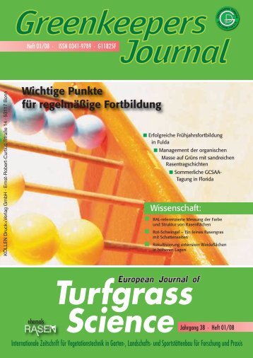 Turfgrass Science - Deutsche Rasengesellschaft