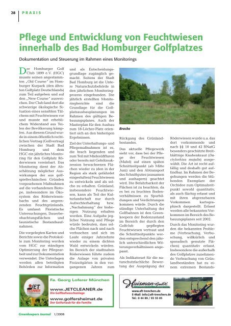 Turfgrass Science - Deutsche Rasengesellschaft