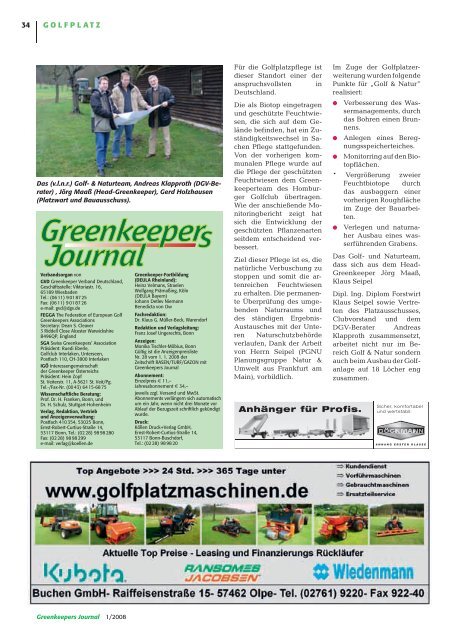 Turfgrass Science - Deutsche Rasengesellschaft