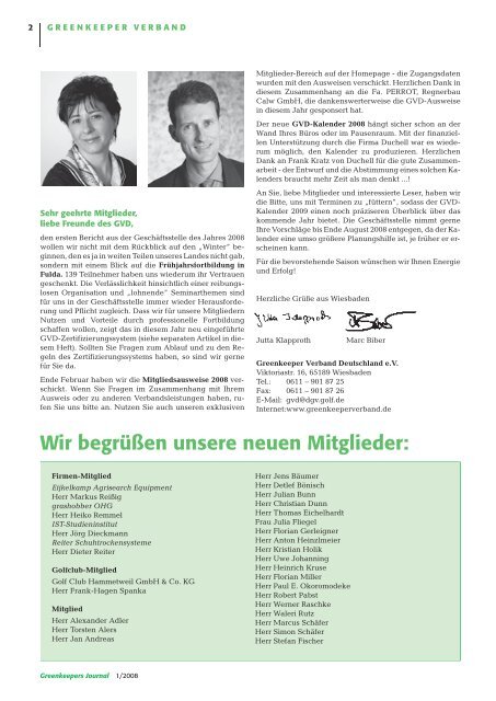Turfgrass Science - Deutsche Rasengesellschaft