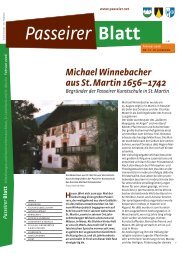 Passeirer Blatt, Februar-Ausgabe 2006 (Pdf, 2.6 mb - zurück