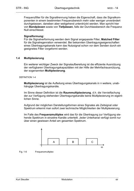 Modulation - steudler