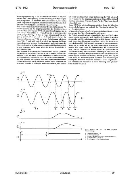 Modulation - steudler