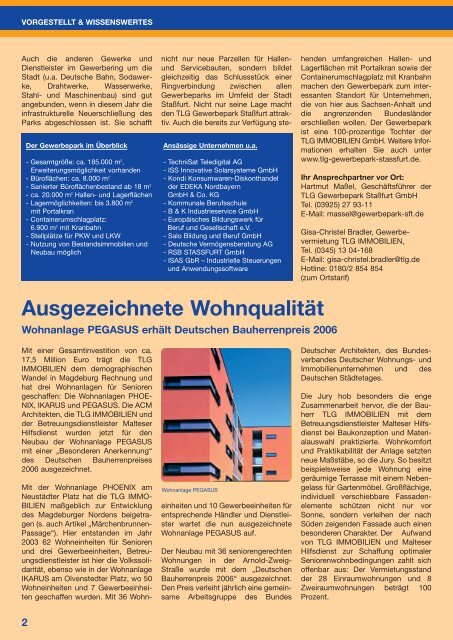 Chefsache-Gespräch mit Prof. Schenk - TLG Immobilien GmbH