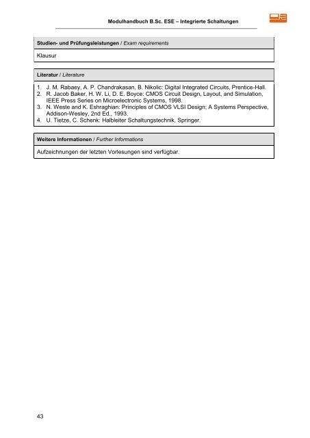 Modulhandbuch - Technische Fakultät - Albert-Ludwigs-Universität ...