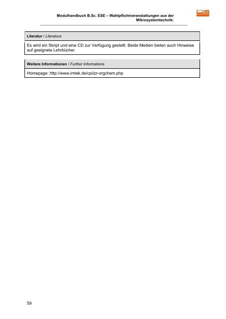 Modulhandbuch - Technische Fakultät - Albert-Ludwigs-Universität ...