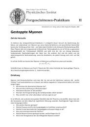 Gestoppte Myonen