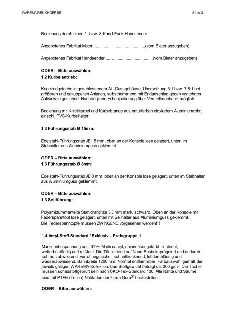 ausschreiben.de - Export - Finkeisen Sonnenschutz