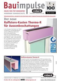 1110911 Bauimpulse Thermo-R.indd - Rekord Holzmann