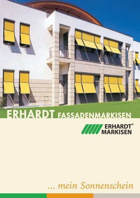 senkrecht und fenstermarkise Erhardt Markisen