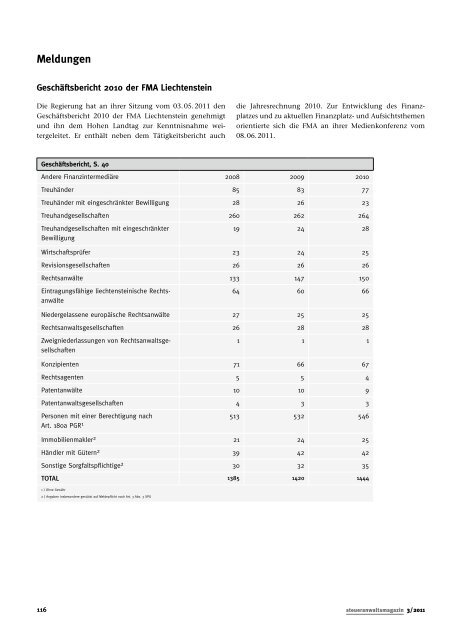 steueranwaltsmagazin 3 /2011 - Wagner-Joos Rechtsanwälte