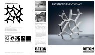 FassaDenelement Vena® - Betonmanufactur