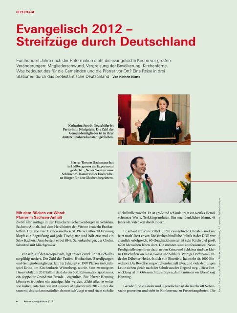 Lesebuch zum Schwerpunktthema - Evangelische Kirche in ...