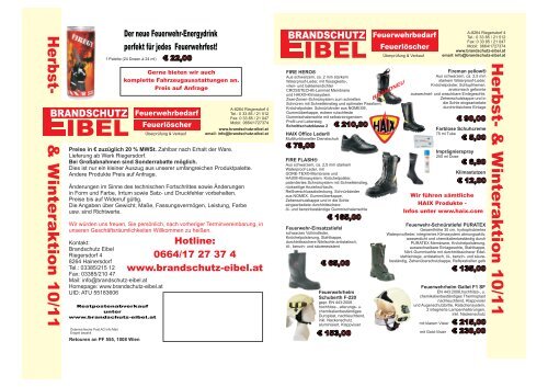 Herbst - Brandschutz Eibel