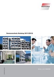 Sonnenschutz Katalog 2011/2012 - Finkeisen Sonnenschutz