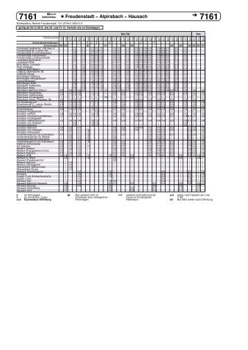 Freudenstadt − Alpirsbach − Hausach - VGF Verkehrs-Gemeinschaft ...