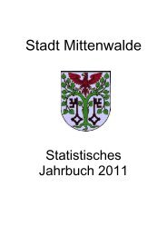 Erträge 2011 - Mittenwalde