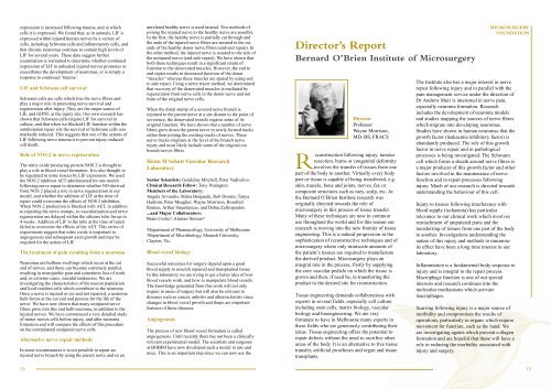 annual report - O'Brien Institute