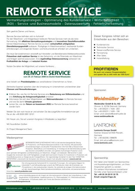 remote service - Weidmüller