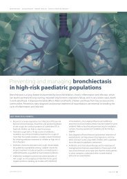 bronchiectasis