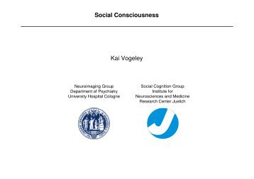 Social Consciousness - Coma Science Group