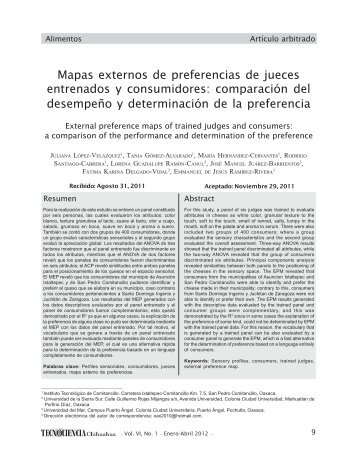 Mapas externos de preferencias de jueces entrenados y ...