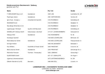 lohberger heiz- + kochgeräte technologie gmbh