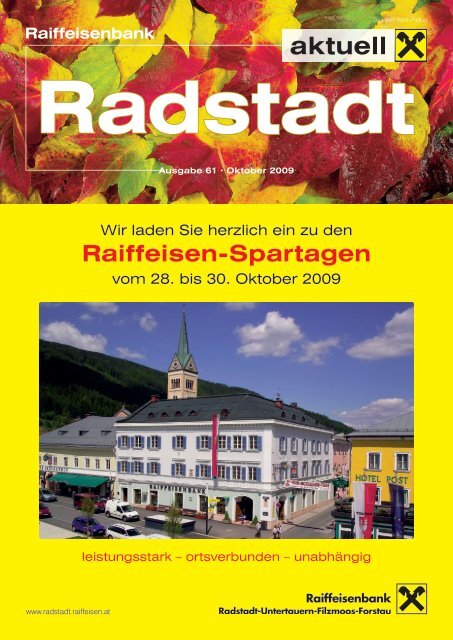 aktuell - Raiffeisenbank Radstadt