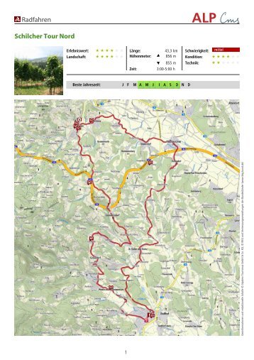 Radfahren Schilcher Tour Nord - Genussradeln