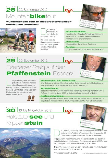 Mitgliedsbeiträge 2012 - DSG