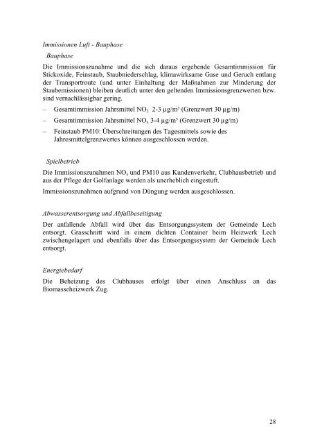 Umweltverträglichkeitsprüfung Errichtung und Betrieb ... - Vorarlberg
